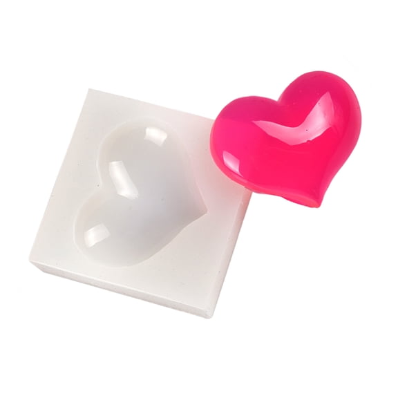 FOMIYES Heart Shaped Silicone Cake Fondant Mold for DIY Baking Crafts