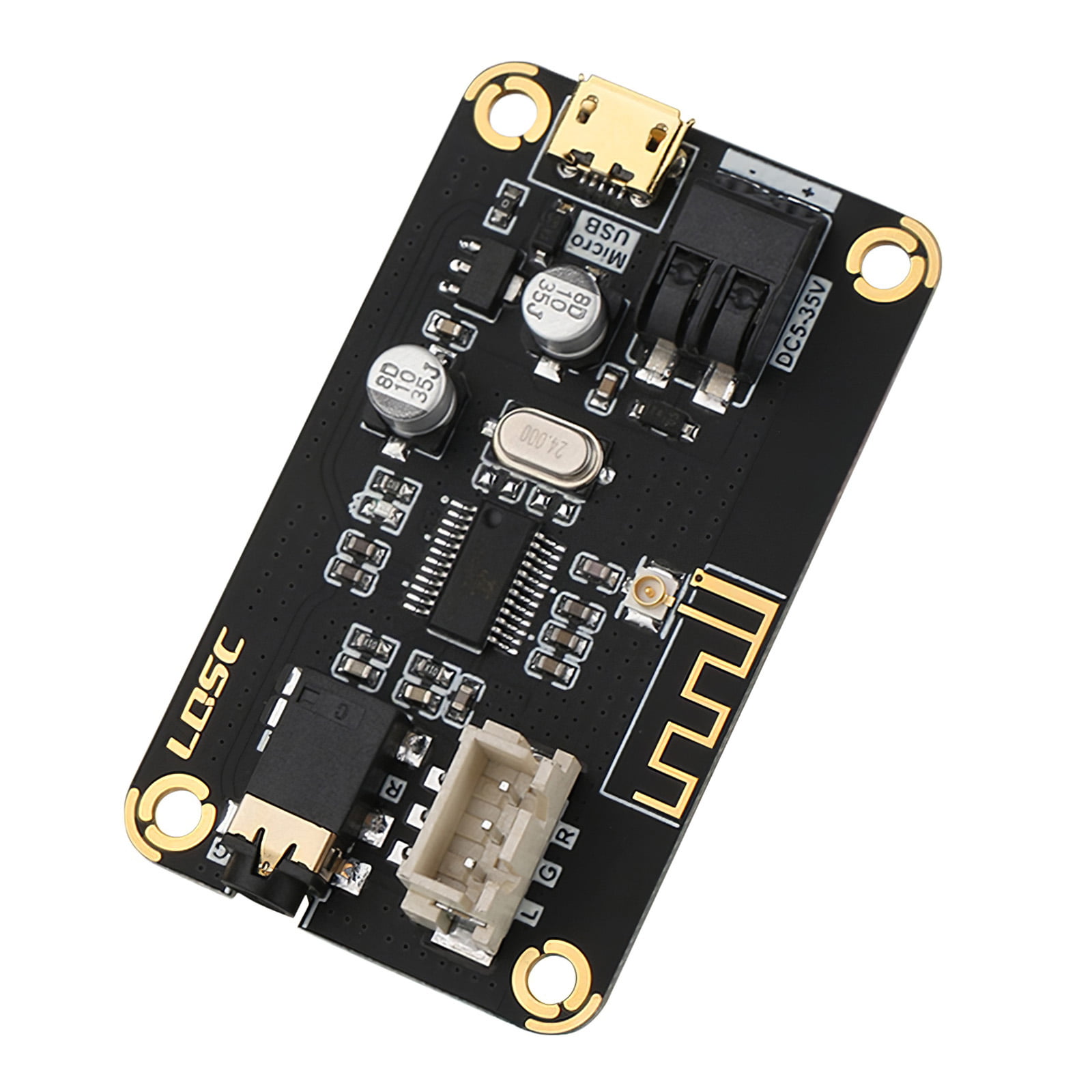 Daily Necessities CT14 3.7V 5V 3W Digital Audio Amplifier Board Double Dual Plate DIY Bluetooth Speaker Modification Sound Music Module Micro USB Color : 313
