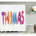 thumbnail image 1 of Ambesonne Thomas Shower Curtain, Colorful Common American Boy, 69"Wx84"L, Multicolor, 1 of 2