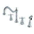 thumbnail image 2 of Kingston Brass Widespread Kitchen Faucets With Polished Brass KS1792BEXBS, 2 of 4
