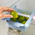 thumbnail image 4 of SPRING PARK Slide Kitchen Fridge Freezer Space Saver Organizer Storage Rack Shelf Holder Box, 4 of 7