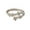 Silver, variant on Silver Antique Medieval French Retro Court European American Exaggerated Open Ring Women's Ring