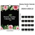 Wgmhea 2025 Dark Garden Calendar Sep.2024 Dec.2025 Wall Calendar 8.46