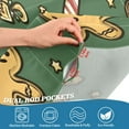 thumbnail image 5 of Yayeee Kitchen Curtains Tier Set of 2 Light Filtering 57"x36" Over Sink Window Panels, Yellow Christmas Gingerbread, 5 of 7