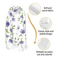 thumbnail image 3 of Shawl Wraps for Women - Purple chicory Oversized Fall Winter Fashion Blanket Scarf for Women, 3 of 6
