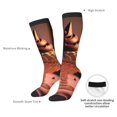 thumbnail image 3 of Daiia Sports Socks Colorful Cake Ice Cream Printed Novelty Crew Socks for Men Women Knee High Socks Cotton Socks Soft & Breathable Support Unisex Socks, 3 of 9