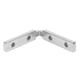 thumbnail image 4 of Accesorios para perfiles de aluminio, 10 piezas de perfil de aluminio interior, conector de esquina interior de perfil de aluminio, soporte de ángulo recto de perfil de aluminio, aspecto llamativo, 4 of 8