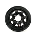 thumbnail image 2 of 15x6 6-Lug on 5.5" Black Spoke Trailer Wheel, 2 of 2