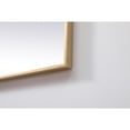 thumbnail image 6 of Metal Frame Square Mirror 48 inch in Brass, 6 of 10