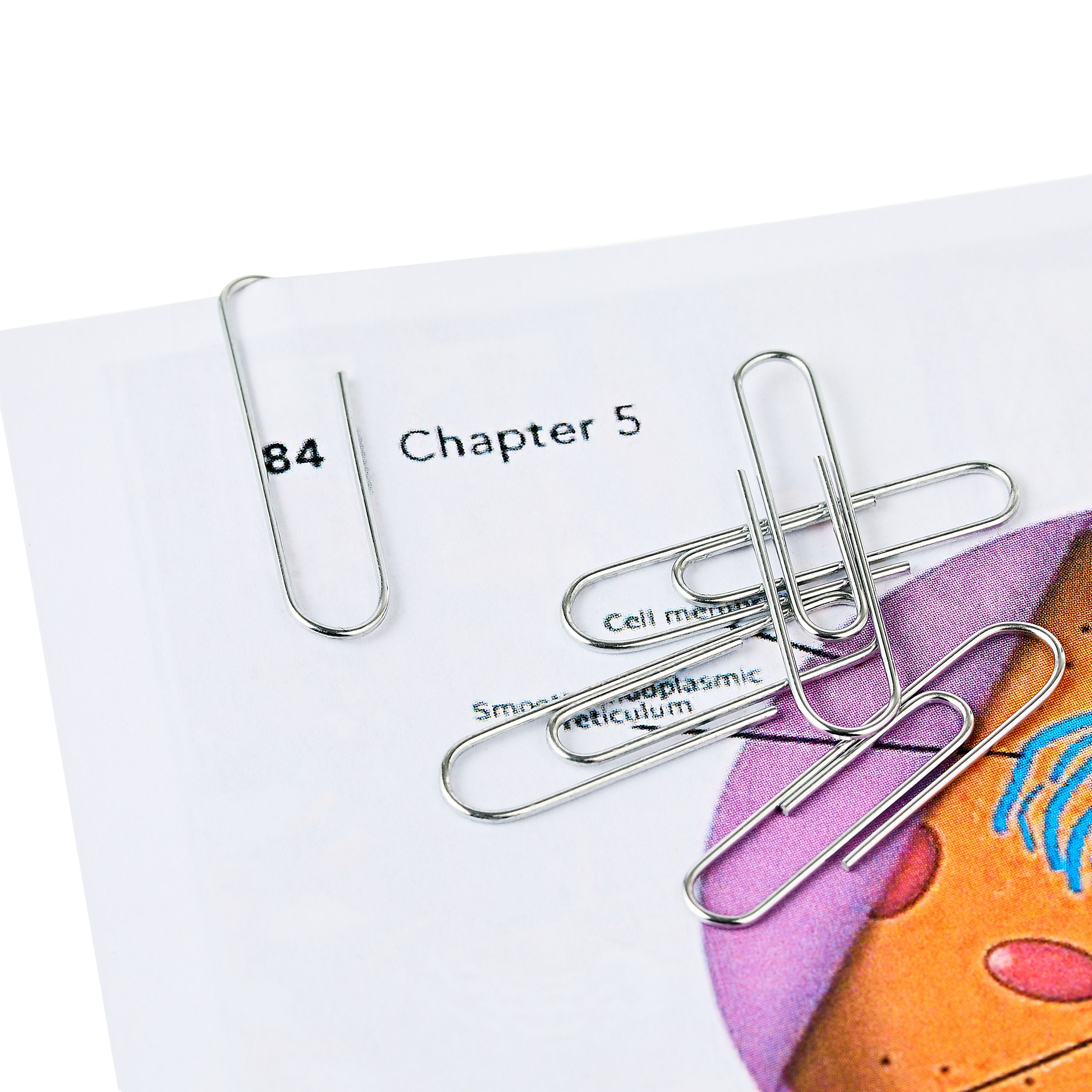(6 pack) Pen+Gear No. 1 Size Smooth Paper Clips, Silver, 100 Count