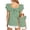 Light Green, variant on Guitiannn Bow Tie Back Blouse with Ruffled Round Neck Cute Casual Short Sleeve for Summer Womens Western Shirt T Shirts Women Loose Fit Acting Pro Skirt Pile Pants Womens Short Sleeve Hiking Shirts