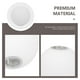 thumbnail image 5 of Lámpara redonda de cristal Shade para lámpara colgante Lámpara de colgante Sombra para lámpara Decoración, 5 of 8