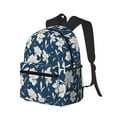 thumbnail image 2 of Vsdgher Lilies Flowers Print Unisex Large Capacity Bookbag Schoolbag Casual Daypack for High School/College/Teens/Travel/Work, 2 of 8
