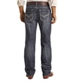 thumbnail image 1 of Rock & Roll Denim RRMD0SRZPF TWO TONE CROSSED EMBROIDERY Denim 36x36, 1 of 5