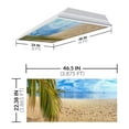 thumbnail image 2 of Octo Lights - Fluorescent Light Covers - 2x4 Flexible Ceiling Light Filters - For Classrooms and Offices - Beach 004, 2 of 7