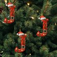 thumbnail image 4 of Decoraciones de Árbol de Navidad 2D Acrílico Decoración Carta Colgante con 26 Letras Diy Navidad Decoración Del Hogar Ornamentos Del Árbol de Navidad, 4 of 5