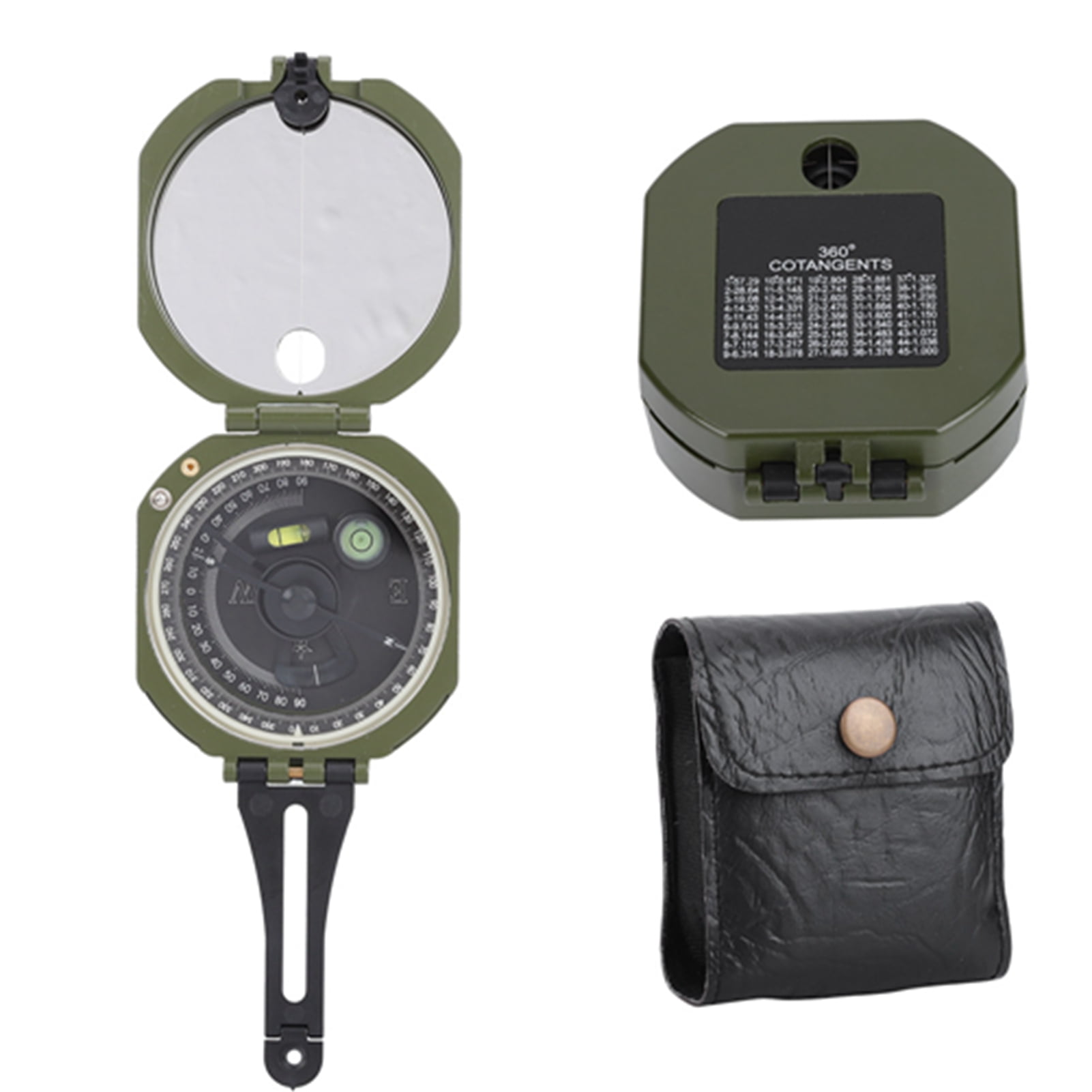 Professional Outdoor High Accuracy Geological Compass Waterproof Fluorescent