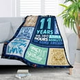 thumbnail image 4 of 11 Years Old Boy Gift Ideas, Gifts for 11 Year Old Boys, 11 Year Old Boy Birthday Gift, Cool Presents for 11 Year Old Boys Throw Blanket 60 x 50 Inch, 4 of 6
