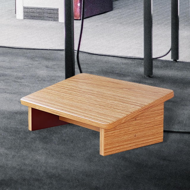 de reposapiés inclinado debajo del escritorio mejora la postura, reposapiés ergonómico, taburete de pie para baño, sala de estar, trabajador Madera Soledad Reposapiés debajo del escritorio