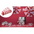 thumbnail image 3 of Cinta Gouzaak para árbol de Navidad, 25 cm x 9 m, con rayas rojas y blancas, 3 of 5