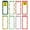 8 Pack - Large, variant on 8 Pack Medium Magnetic Memo Notepads with Solid Pattern Covers, Strong Magnetic Backing for Fridge, Perfect for Grocery Lists, Shopping Notes, To-Do Lists & Daily Reminders