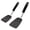 Spatula Set S & M, variant on Unicook Flexible Silicone Spatula, Pancake Turner Set of 2, 600℉ Heat Resistant Spatula Turners for Nonstick Cookware, Kitchen Cooking Utensils, Size: S & L
