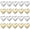 Gold and Silver, variant on 22Pcs Fridge Magnets,Cute Love Heart Decorative Magnets, Refrigerator Magnets for Whiteboard Cabinet Locker,Strong Holding Power,Rose red