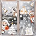thumbnail image 5 of Juego de pegatinas de Navidad para ventana, calcomanías de cristal de Papá Noel, árbol de Navidad, copo de nieve, decoración del hogar de Año Nuevo, regalos de 2025, 9 Uds./set, 2024, 5 of 5