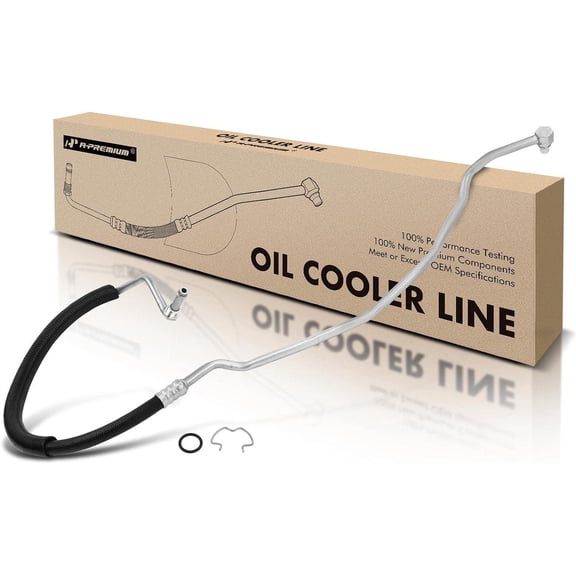 A-Premium Outlet Engine Oil Cooler Line Hose Assembly Compatible with Chevrolet GMC C3500 C3500HD 1995-1997 6.5L