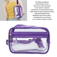 thumbnail image 3 of Waterproof PVC Clear Sling Bag, Transparent Large Capacity Adjustable Strap Chest Waist Pack For Sports Travel, 3 of 8