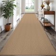 thumbnail image 1 of SHIBA-Runner Rug 3x18 Ft Washable Runners for Hallways Extra Long Woven Non Slip Entryway Runner Braided Kitchen Runner Indoor Outdoor Carpet Runners for Hotels, Officel, Stair, Orange/Tan/Brown, 1 of 4