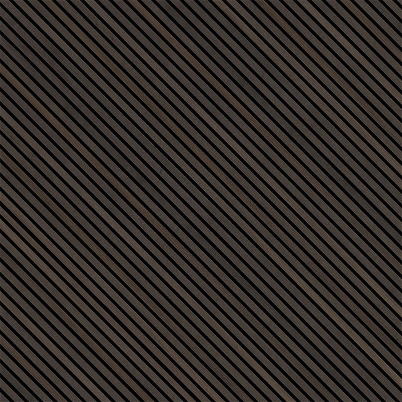 MSI 9.5" x 120" 3D Umber Fluted Wood Slat Acoustic Sound Absorbing Wall Paneling (Set of 4)