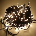 thumbnail image 3 of Guirnalda de luces navideñas Thrisdar de 8 m, 50 m y 100 m para exteriores, resistente al agua, para decoración de fiestas navideñas y bodas, 3 of 5