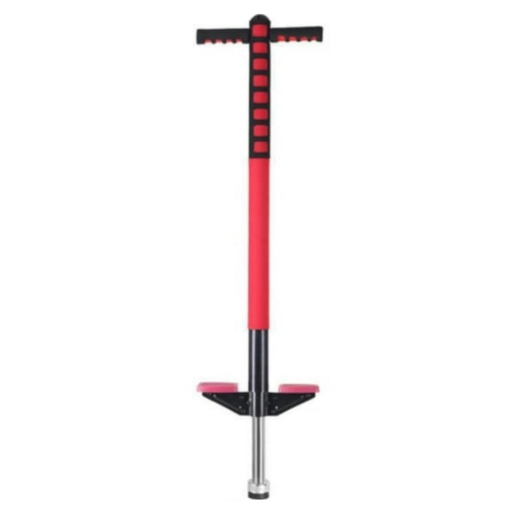 Graflsoa Bâton Pogo pour Enfants - Transat en Métal Durable pour Enfants et Ados, Hauteur Réglable 900-1400 mm, Charge Max 90 kg, Plusieurs Options de Couleur (Rouge+noir)