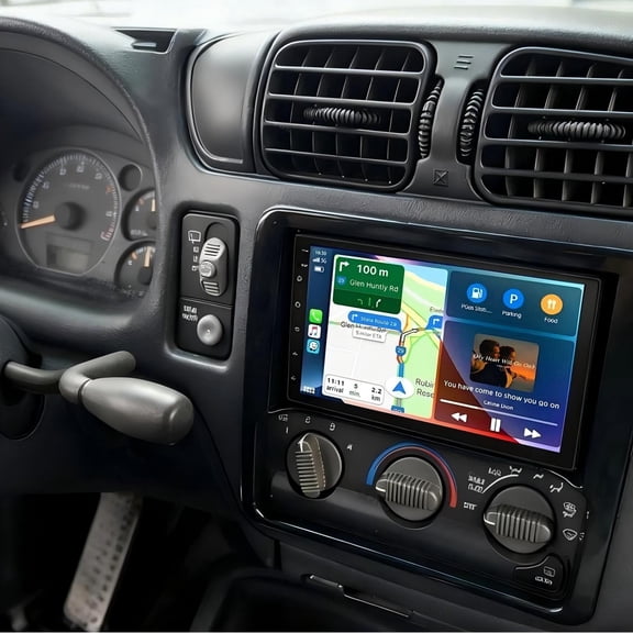 Zcargel 7" Car Stereo Android 13 2 32G for Chevy S10 Steering Wheel Control Mirror Link Bluetooth GPS Navigation