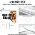 thumbnail image 2 of Now Hiring Teacher Assistants 24" x 36" Yard Sign & Stake | Advertise Your Business | Stake Included Image On Front Only | Made in The USA, 2 of 3