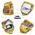 thumbnail image 5 of Quilted Backpack Fashion Backpack 10.23*5.11*12.59 Inch Women's Fashion Backpack Picnic Shopping Travel Out Sports backpack Colorful Dinosaurs, 5 of 7