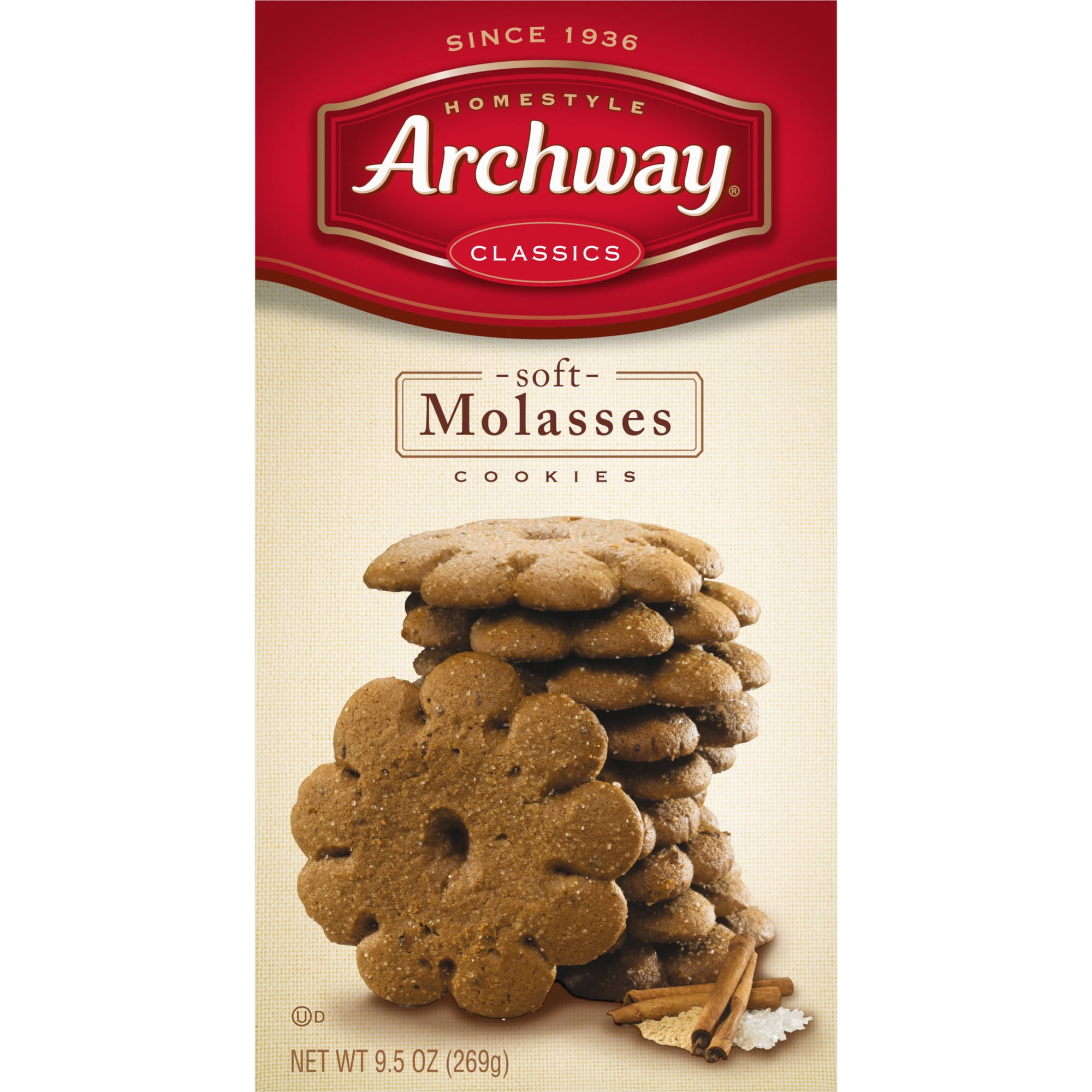 Archway Cookies Molasses Classic Soft 9 5 Oz Walmart Com Walmart Com