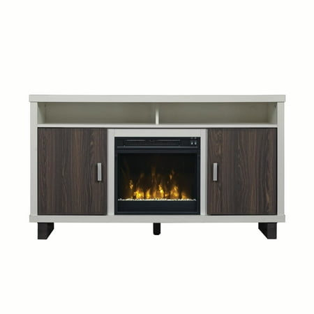 Shorecrest White Fireplace TV Stand for TVs up to 60quot;  Walmart.com