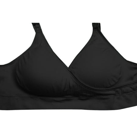 

TFDZ Nursing Bras For Breastfeeding Nursing Sleep Bra Women Feeding Nursing Pregnant Maternity Bra Breastfeeding Underwear Black