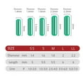 thumbnail image 2 of Fishing Gear Fishing Supply Line Tackle Accessories Transparent High Concentricity Float Fishing Bobber Rubber Bean Anti-wrapped Beans Space Bean M SPOT, 2 of 8