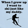thumbnail image 2 of CafePress - Ski Like My Daddy Body Suit - Long Sleeve Cotton Baby Bodysuit, 2 of 4