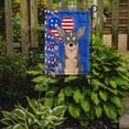 thumbnail image 2 of Blue and White Chihuahua USA American Flag Garden Size, 2 of 5