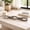 Gray, variant on Travertine and Wood 5-Link Chain Sculpture for Home Decor - Modern Chain Link Sculpture for Living Room, Tabletop, and Office Desk - 3", Tan & Ivory