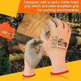 thumbnail image 5 of PURELY- Wolf Hi-Viz A5 Cut Rated Breathable Polyethylene Seamless Safety Garden Glove, 5 of 5
