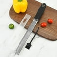 thumbnail image 2 of Râpe Zester Microplane (Noir) pour Agrumes, Parmesan, Gingembre, Chocolat, Muscade avec Lame Fine, 2 of 5