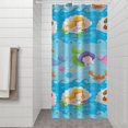 thumbnail image 2 of Mermaid Princess Sea Pattern Shower Curtain 36"x72" ,Bathroom Decorative Shower Curtains Set with 12 Hooks,Modern Waterproof Washable Shower Curtain, 2 of 6