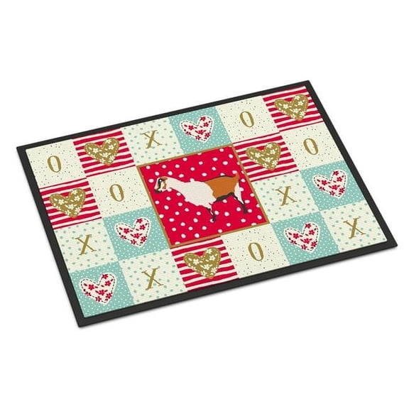 24 x 36 in. Alpine Goat Love Indoor or Outdoor Mat