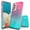 Pink/Teal, variant on Samsung Galaxy A32 5G Case, Rosebono Hybrid Glitter Sparkle Transparent Colorful Gradient TPU Skin Cover 360 Protection Case For Samsung Galaxy A32 5G (Pink/Teal)