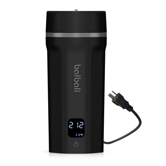 Hervidor portátil balbali 550 ml 100-250 V de doble voltaje negro